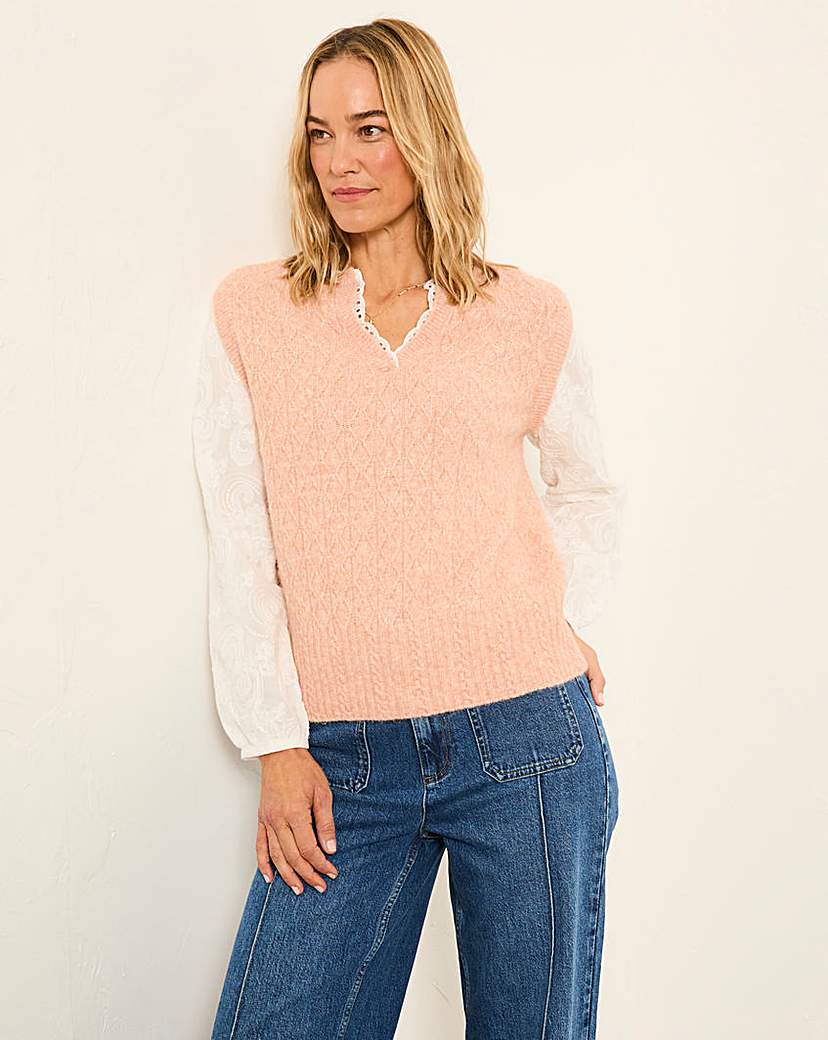 FatFace Knitted Vest