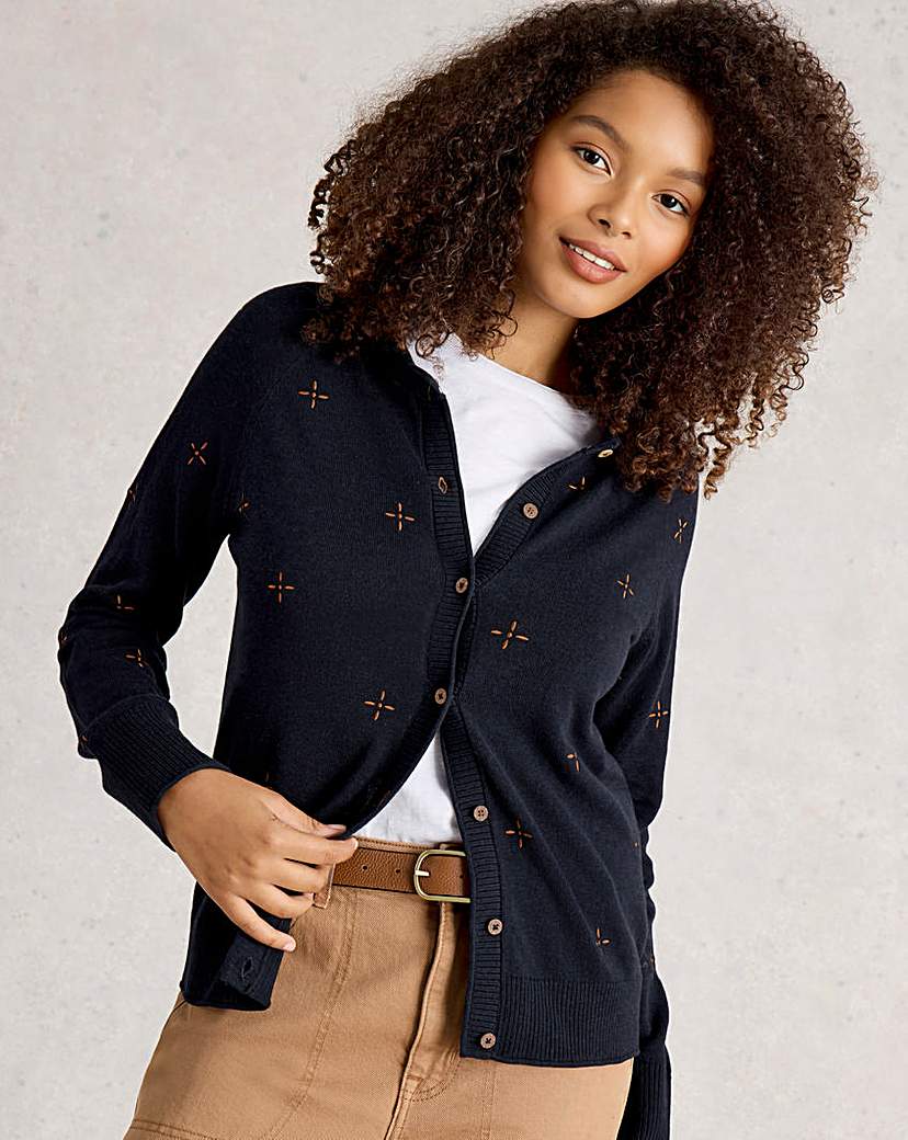 New In - White Stuff Lulu Embroidered Cardi