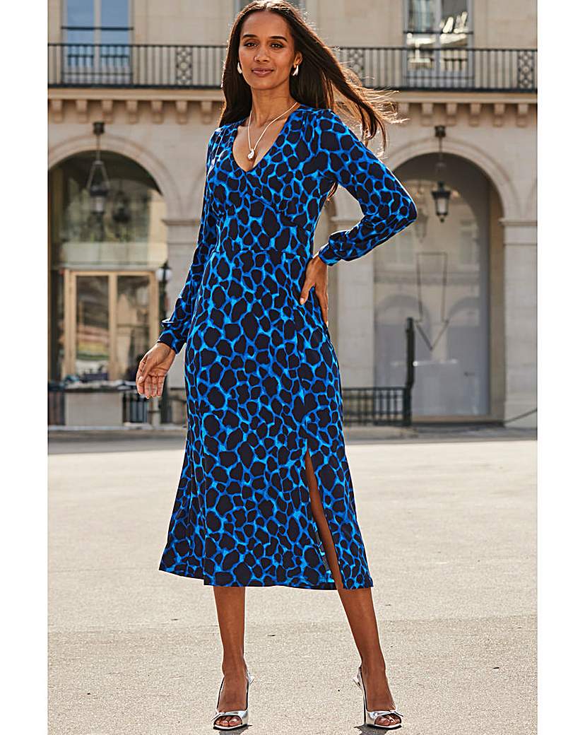 New In - Sosandar Moroccan Tile Waist Dress