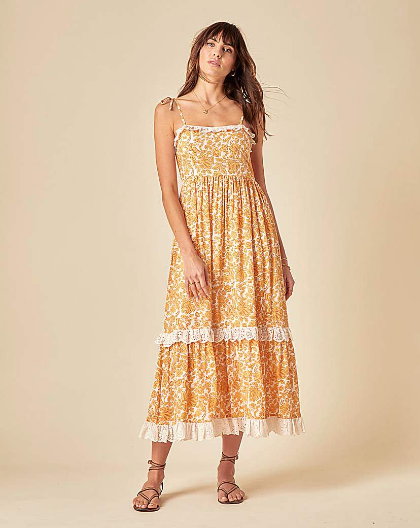 Nobody's Child Ray Paisley Midi Dress