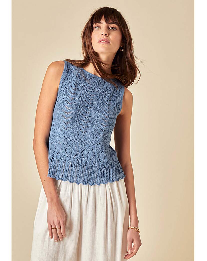 New In - Nobody's Child Crochet Swing Vest
