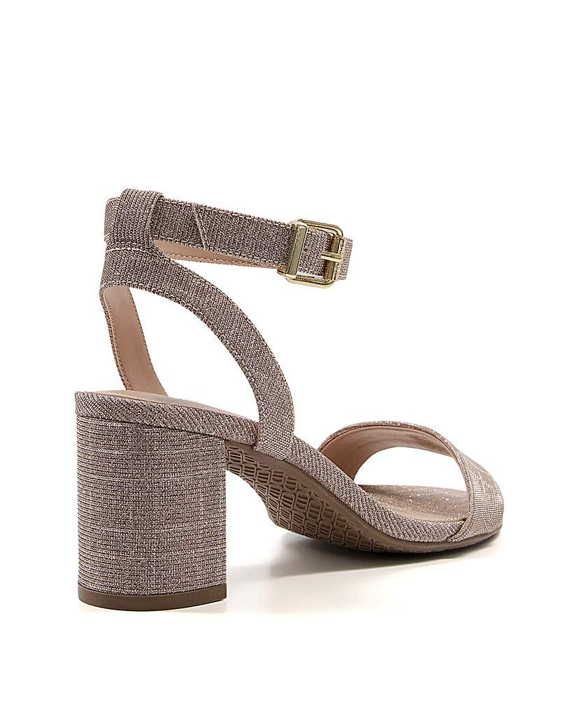 Dune Meye Block Heel Sandals D Fit