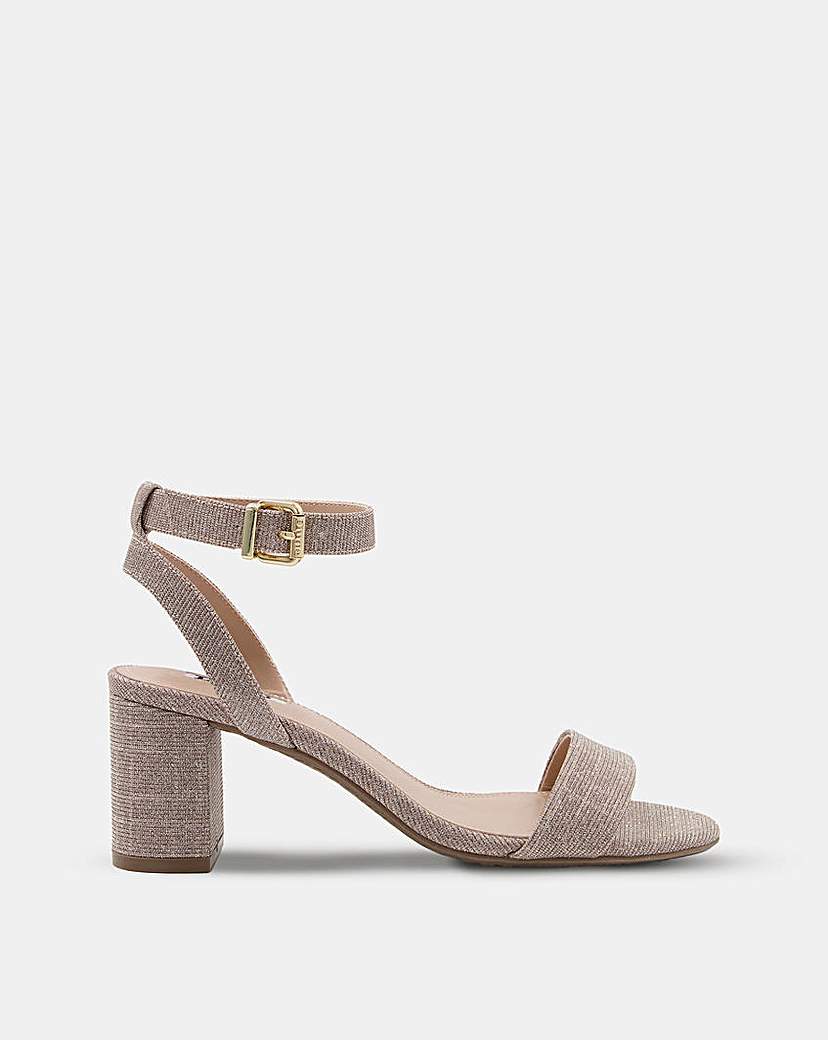 Dune Meye Block Heel Sandals D Fit