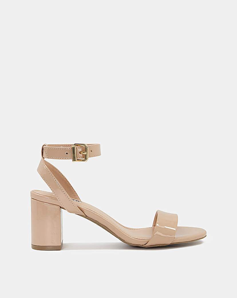 Dune Meye Block Heel Sandals D Fit