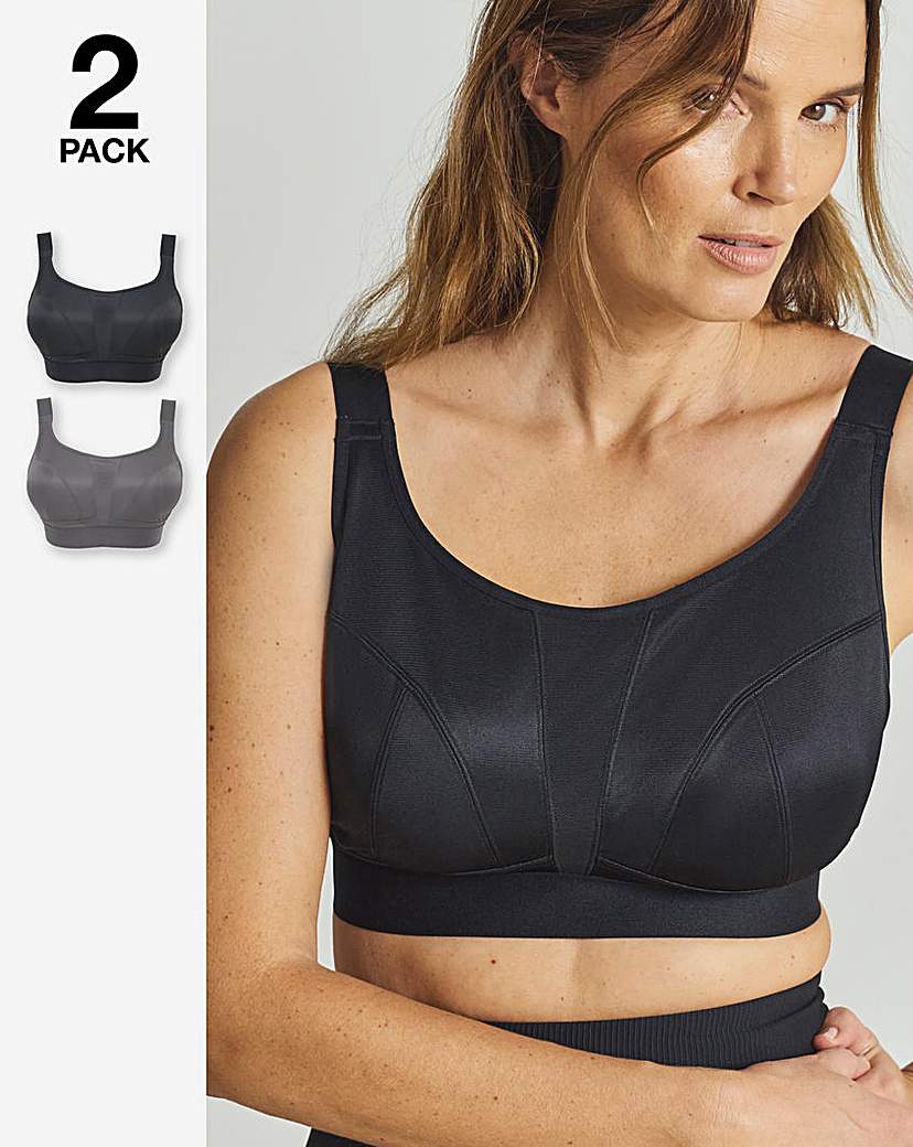 2 Pack Medium Sports Bras