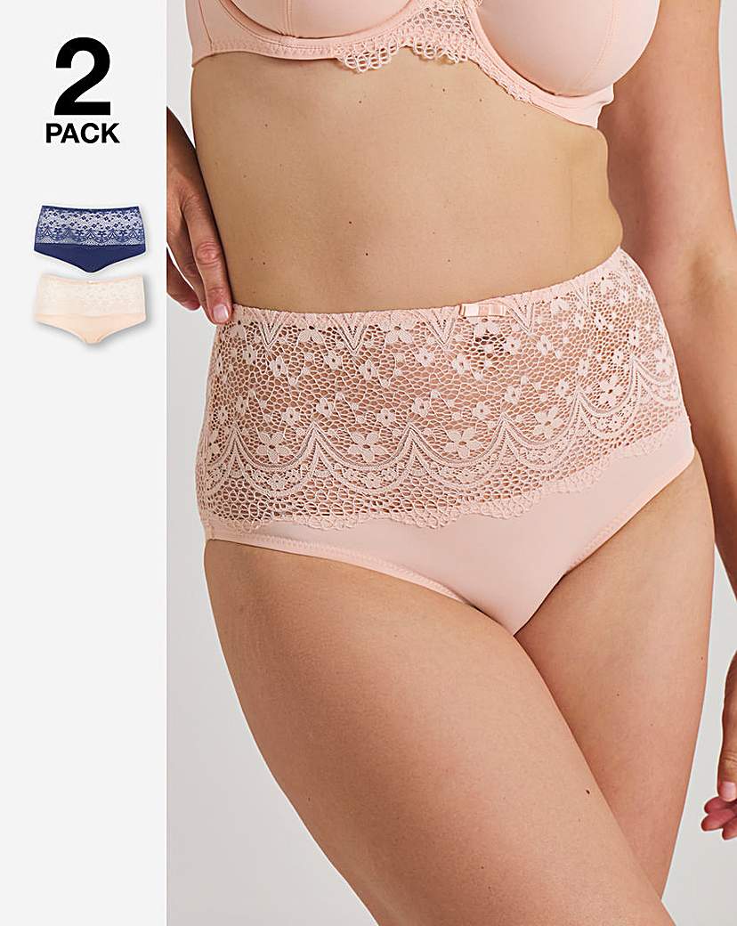 2 Pack Lottie Lace Full Briefs
