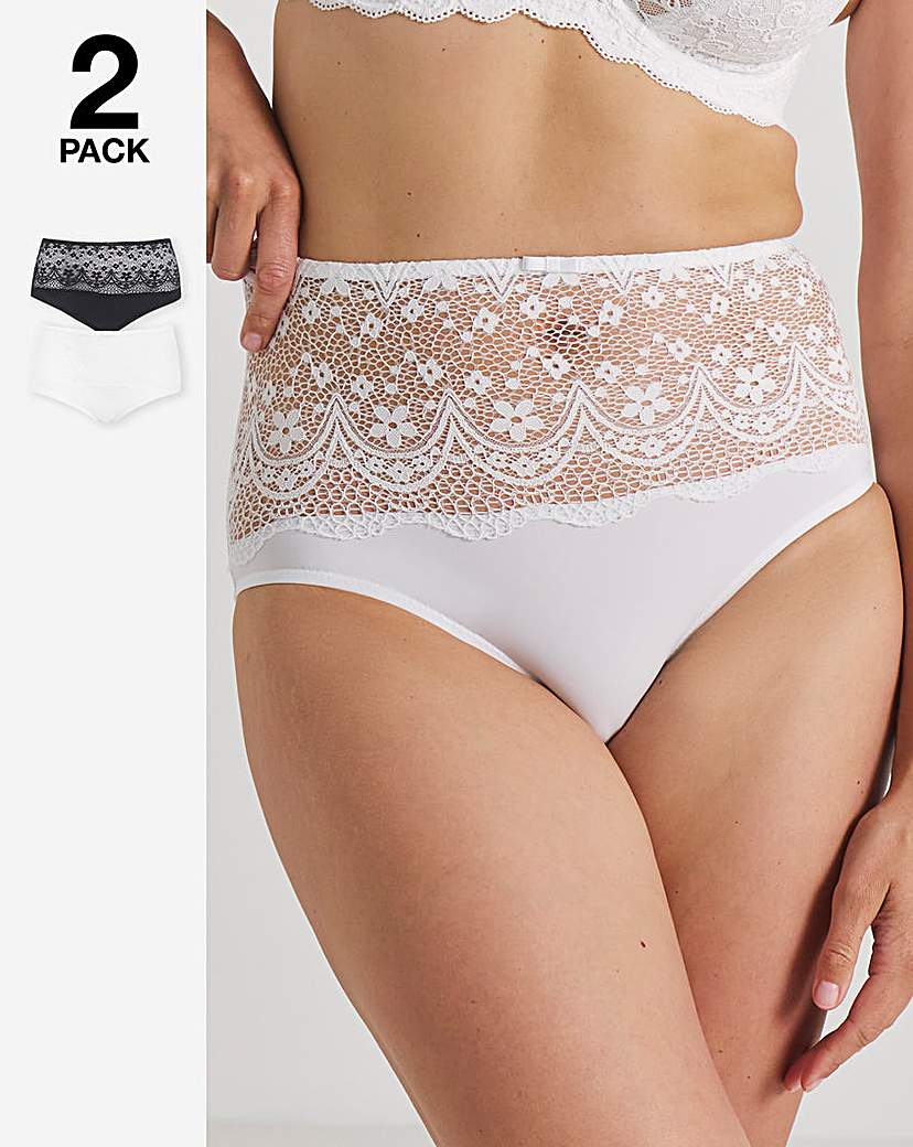 2 Pack Lottie Lace Full Briefs