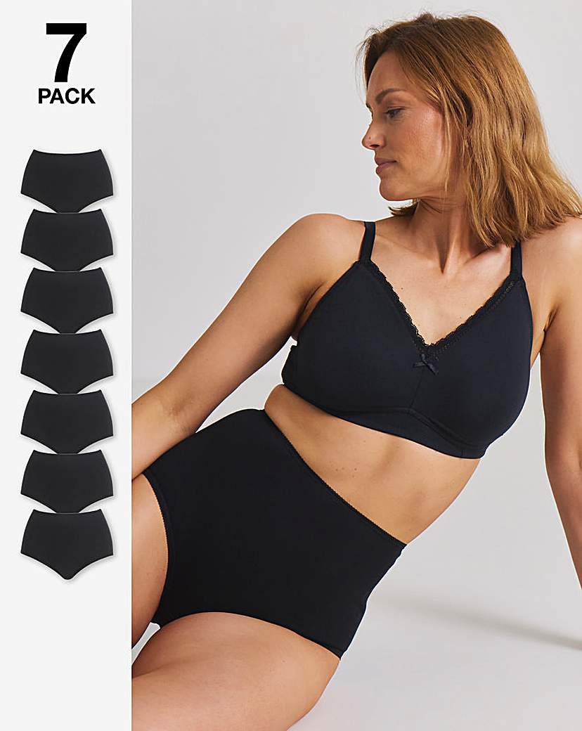 Pretty Secrets 7 Pack Full Fit Knickers