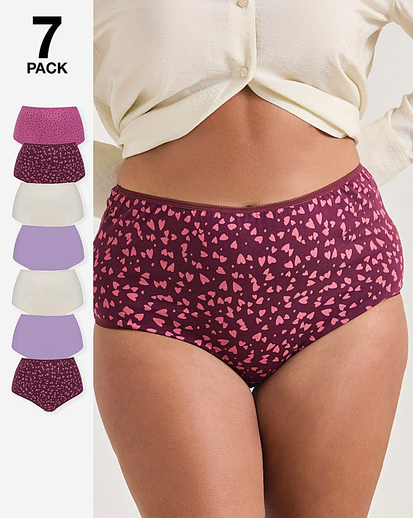 New In - Pretty Secrets 7 Pack Full Fit Brief