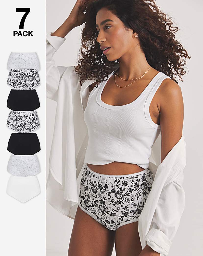 Pretty Secrets 7 Pack Full Fit Knickers