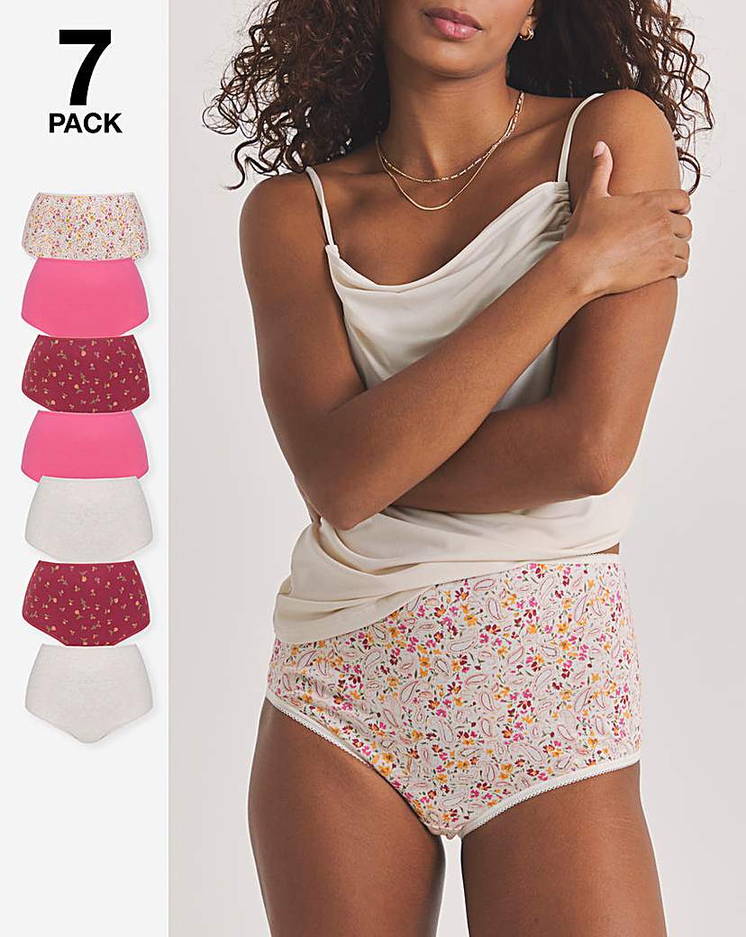 Pretty Secrets 7 Pack Full Fit Knickers