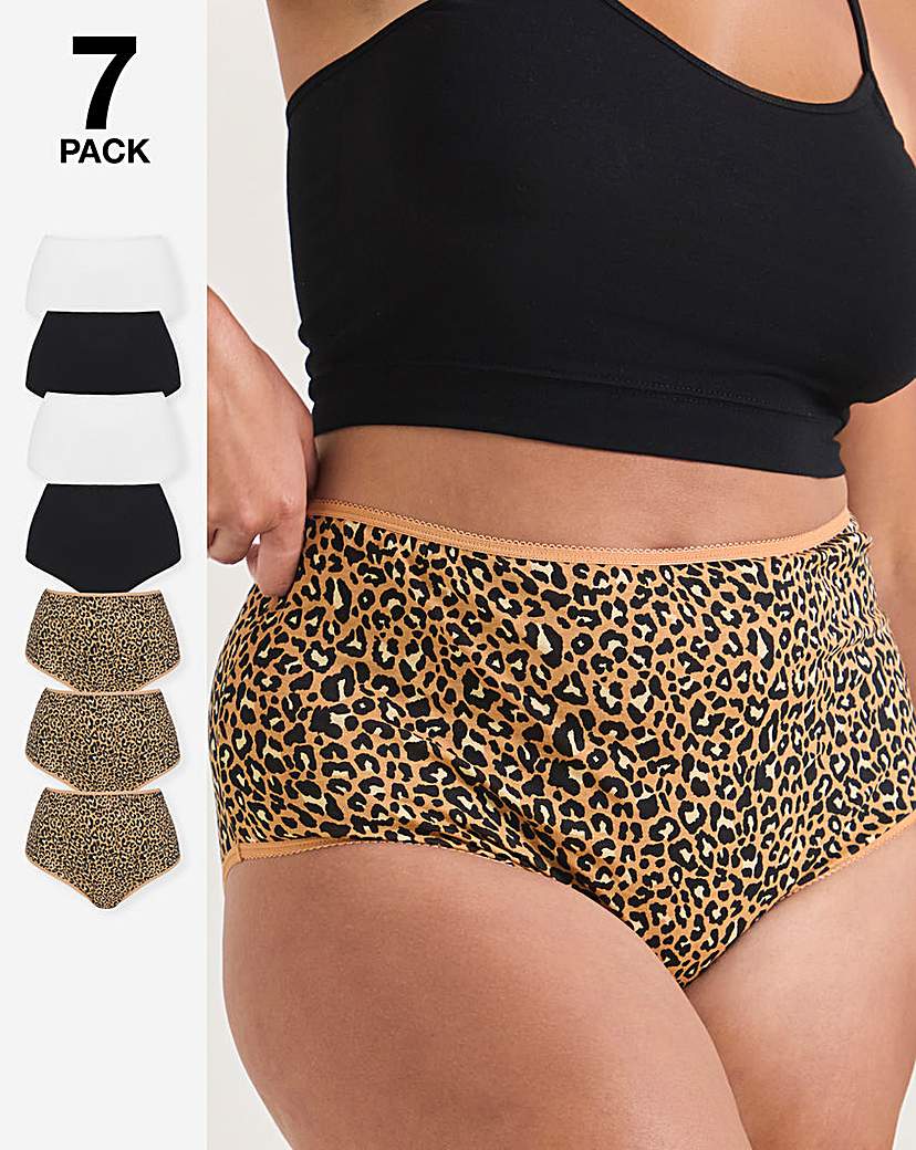 New In - Pretty Secrets 7 Pack Full Fit Knickers