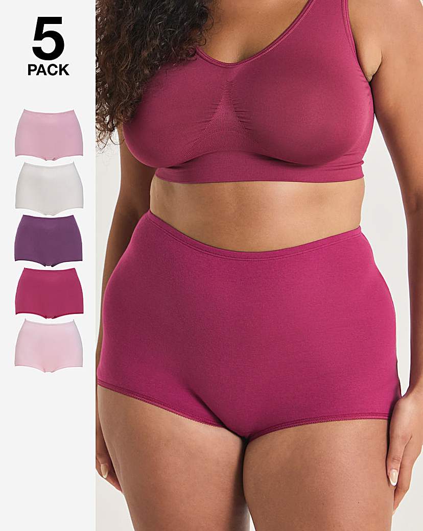 New In - Pretty Secrets 5 Pack Comfort Shorts
