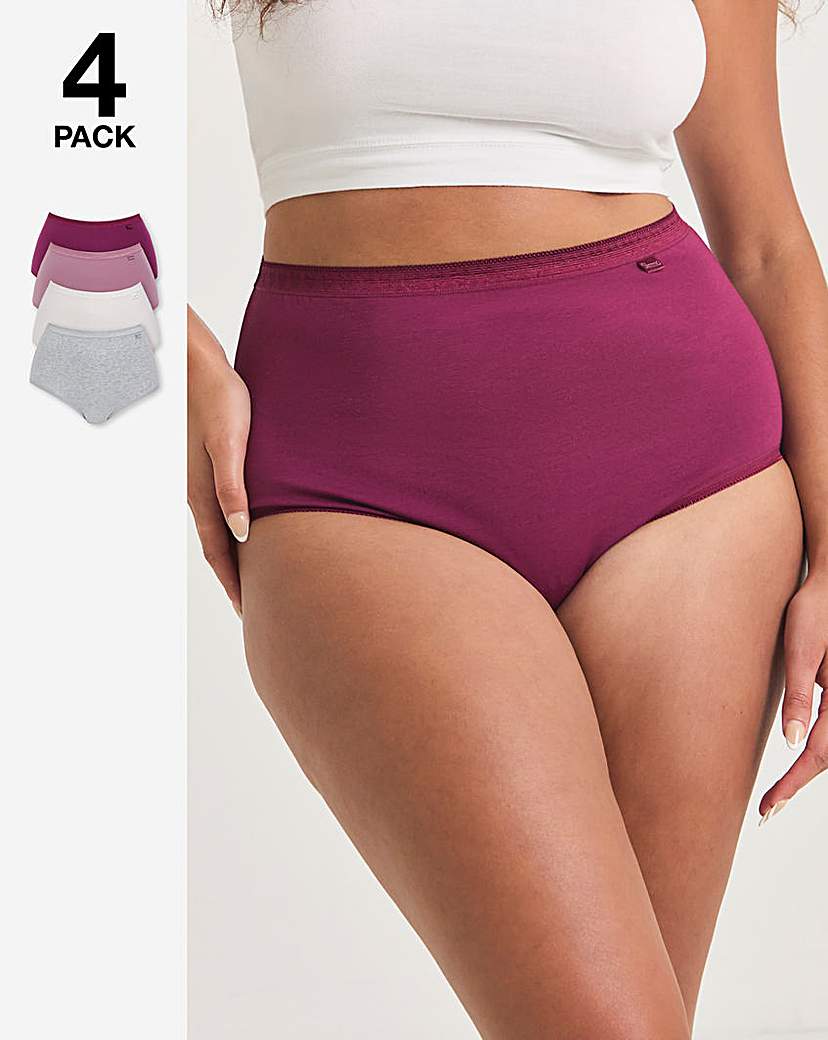 4 Pack Slimma Full Briefs