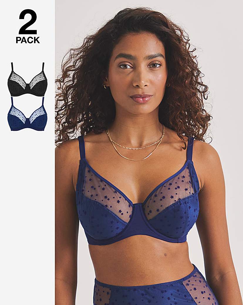 New In - 2 Pack Hannah Full Cup Bras