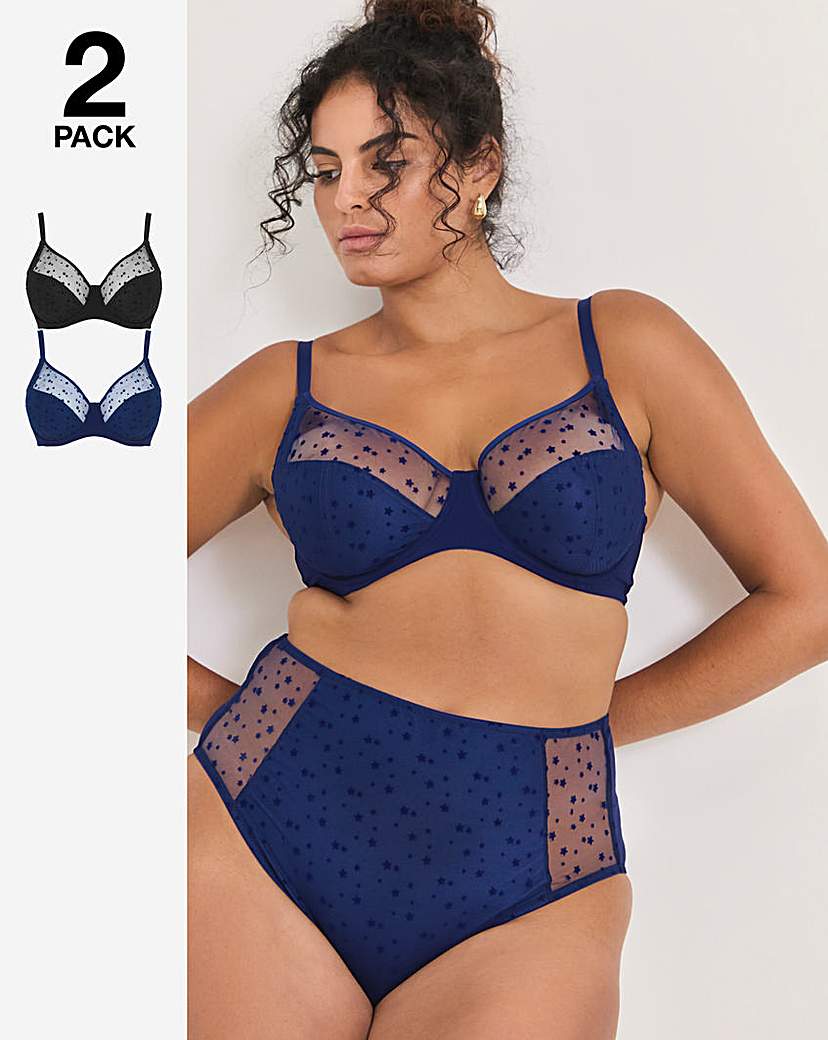 New In - 2 Pack Hannah Full Cup Bras