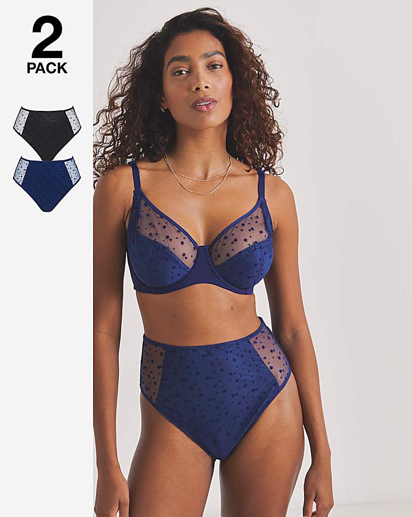 New In - 2 Pack Hannah Full Fit Knickers