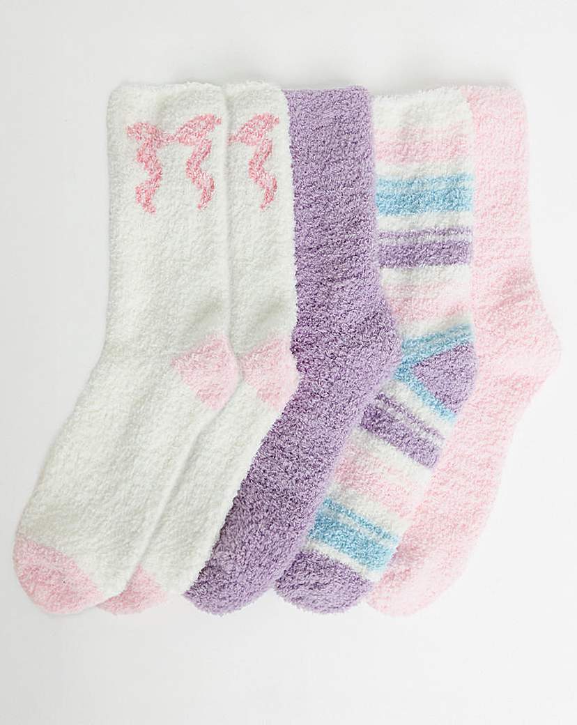New In - 5 Pack Fluffy Socks