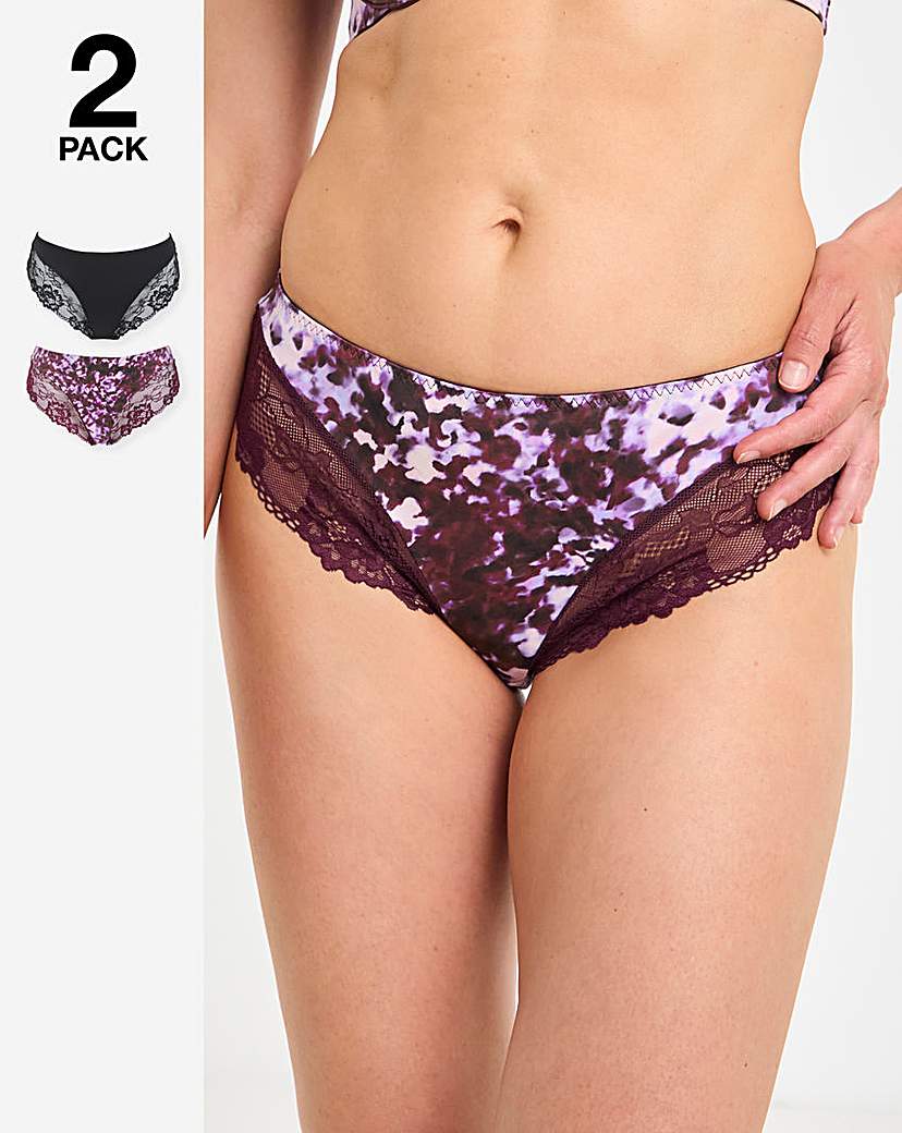 New In - 2 Pack Adrianne Midi Knickers