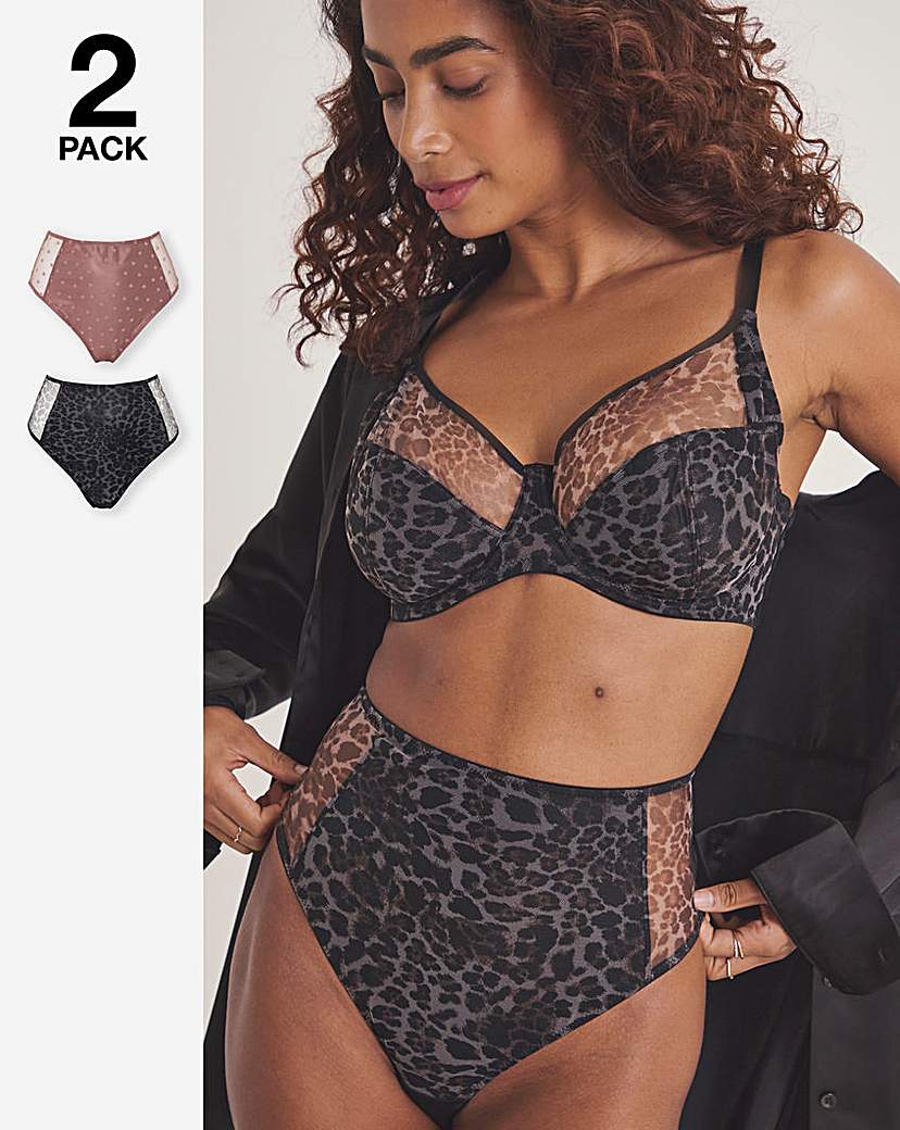2 Pack Hannah Animal Briefs