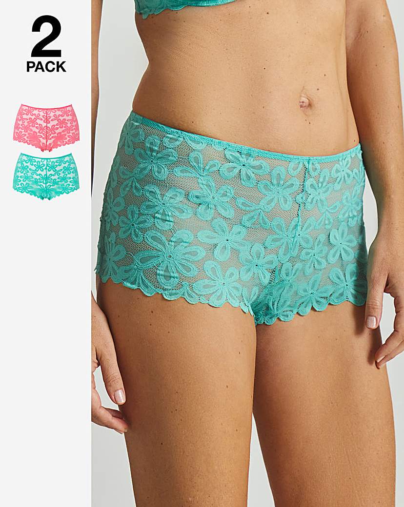 2 Pack Daisy Lace Shorts
