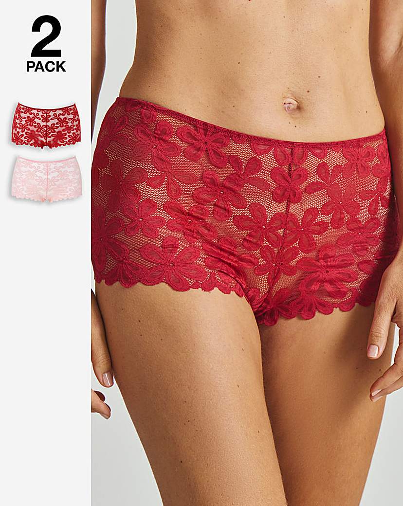 2 Pack Daisy Lace Shorts