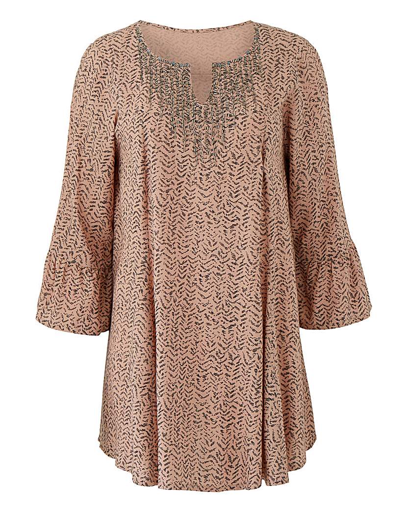 Joanna Hope Print Swing Blouse