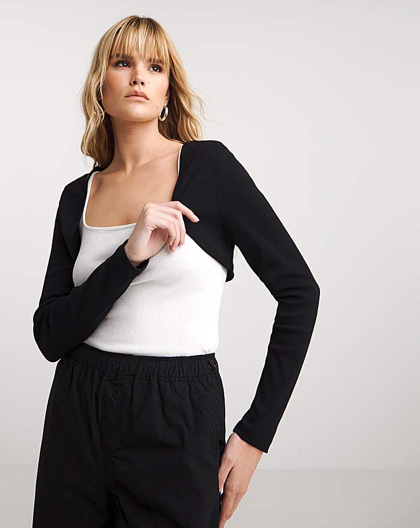 Ribbed Bolero