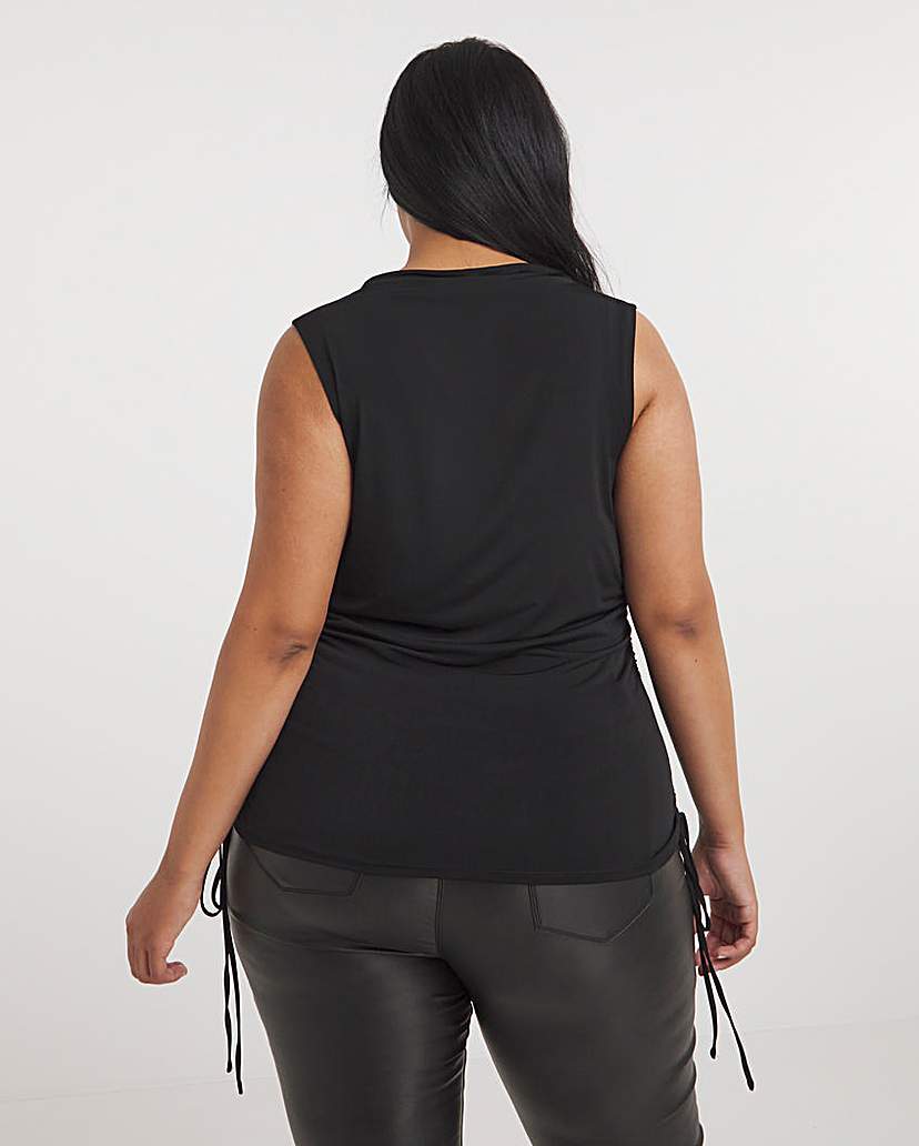 Ruched Side Tank Top