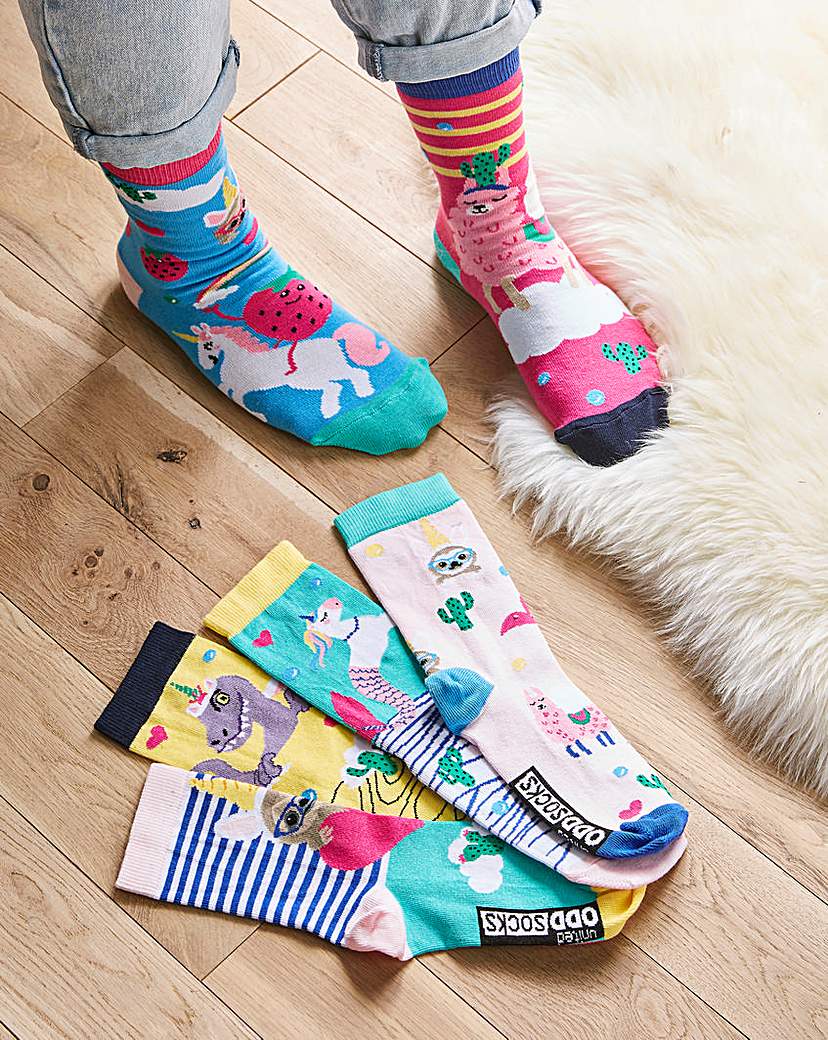 Image of Unicorn Vs Llama Oddsocks