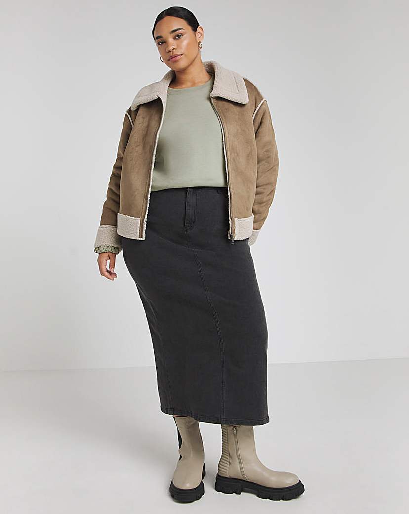 Toggle Detail Sweatshirt