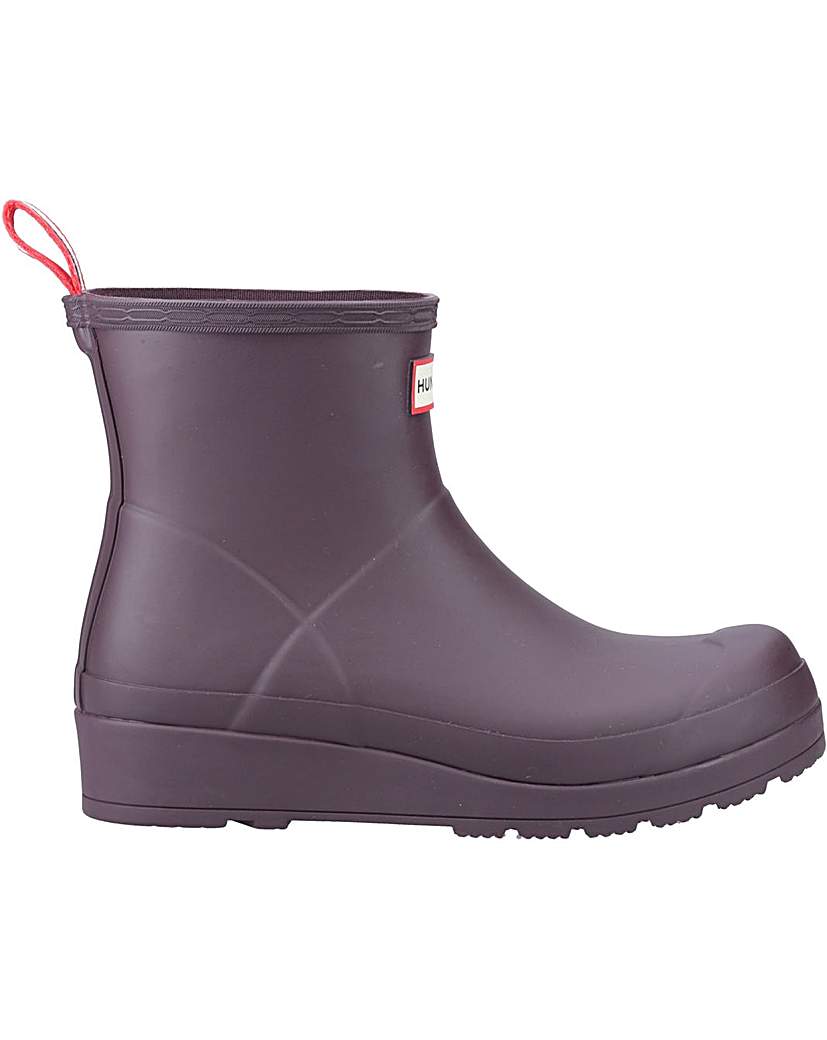 Hunter Play Short Boot - Black/Grape