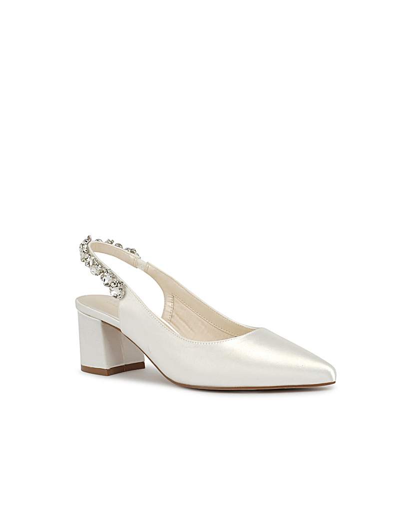 Paradox London Calista Bridal Block Heel