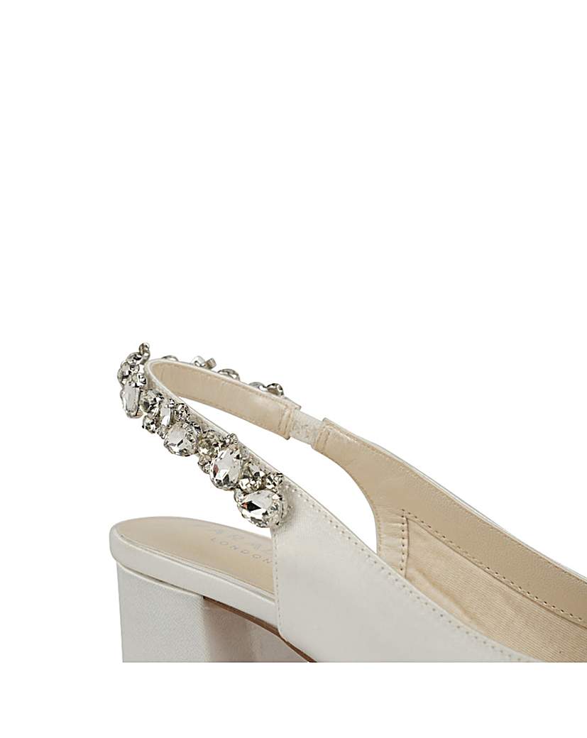 Paradox London Calista Bridal Block Heel