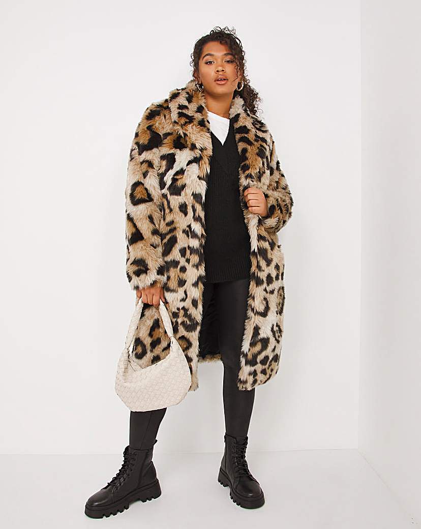 Lightweight leopard print outlet coat