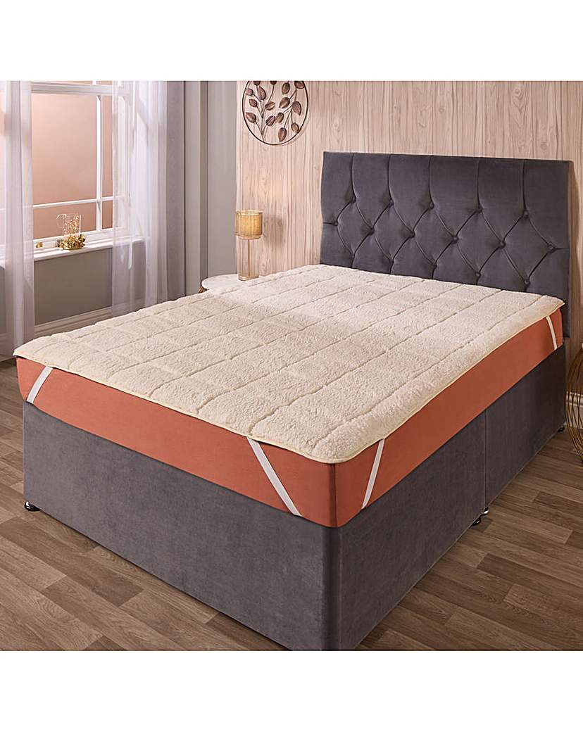 Teddy Fleece Sherpa Mattress Topper