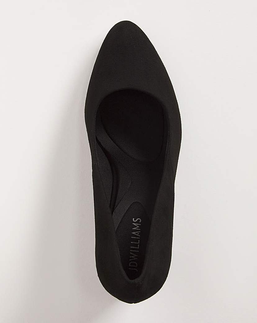 Comfort Flexible Court Shoe EEE Fit
