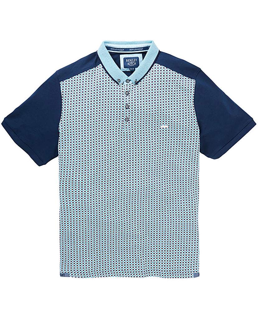 Image of Bewley & Ritch Roupe Jacquard Polo Reg