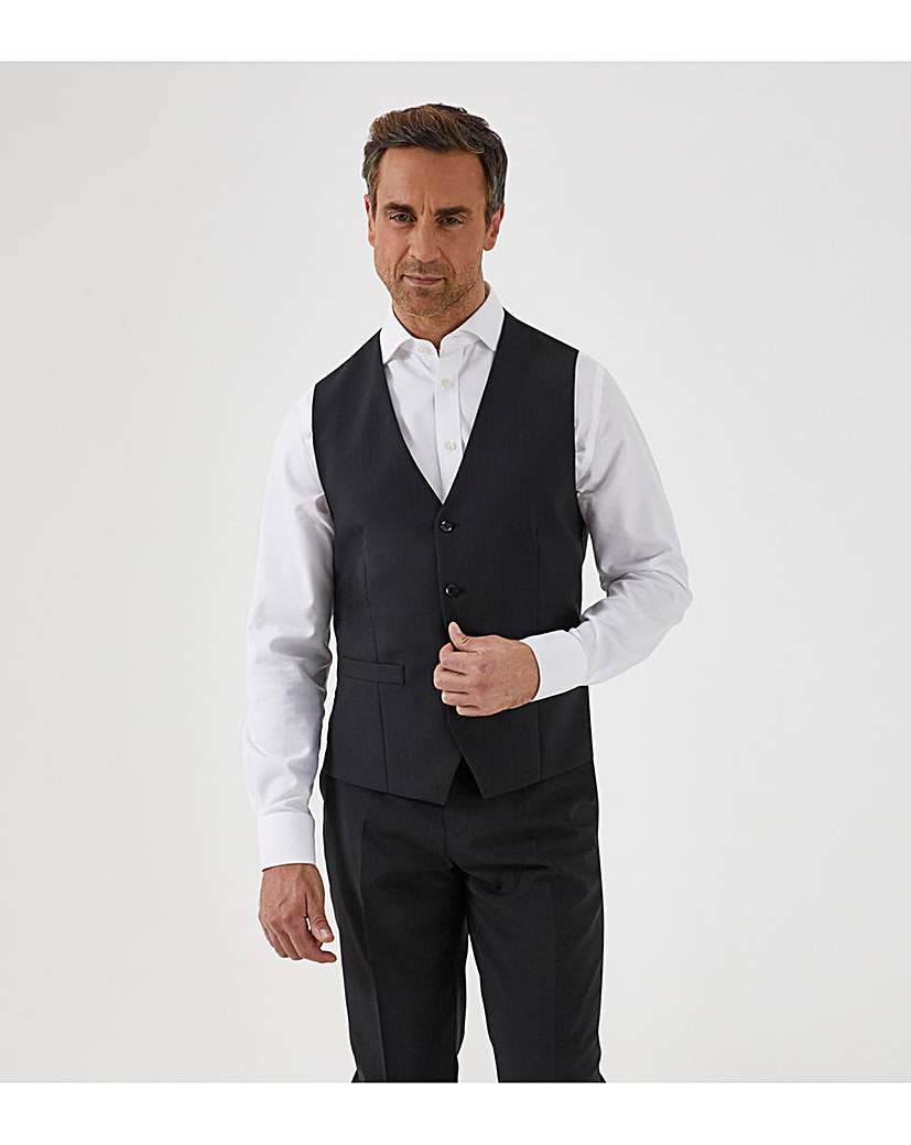Skopes Darwin Suit Waistcoat Black Strp