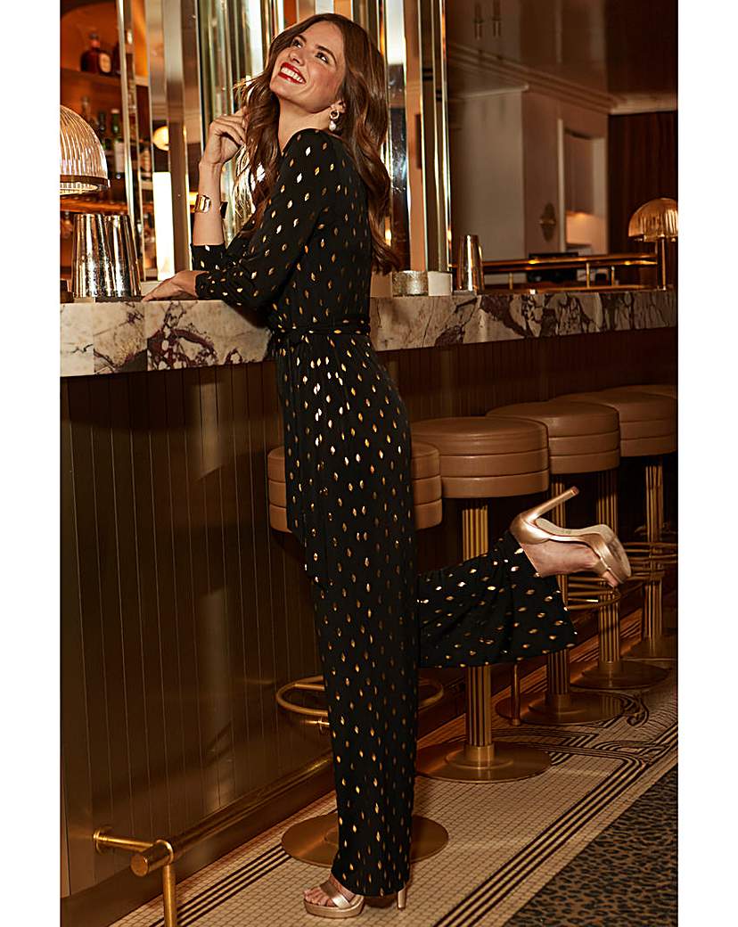 Sosandar Fleck Print Jumpsuit