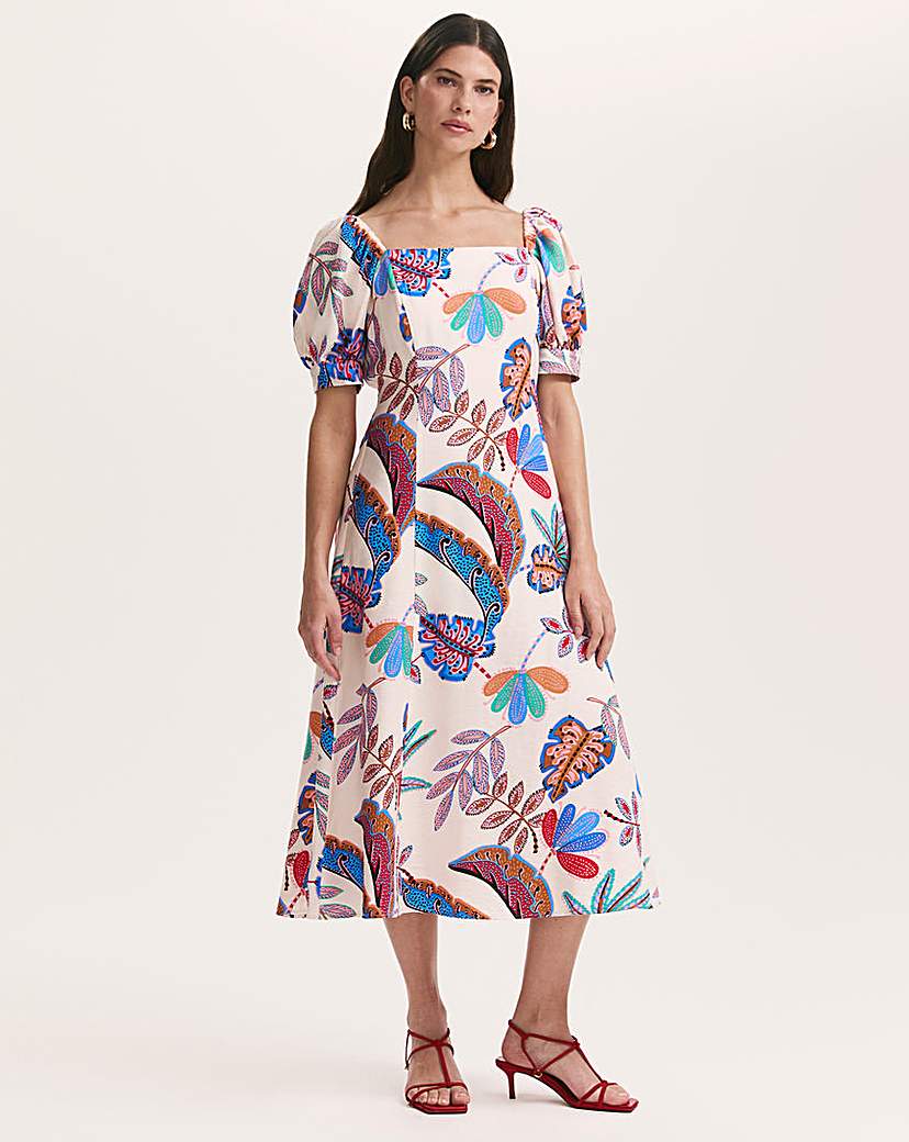 Finery London Women's Cream Daisy Dress