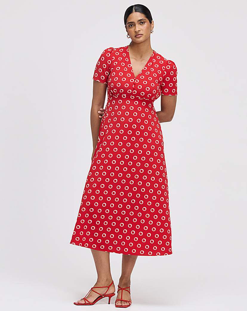 Finery London Women's Red Nieve Dress