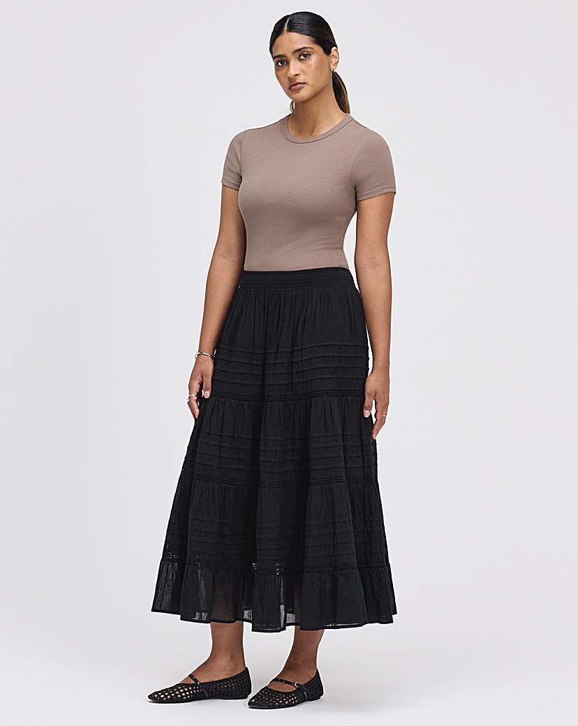 Finery London Women's Black Imani Skirt Size 22