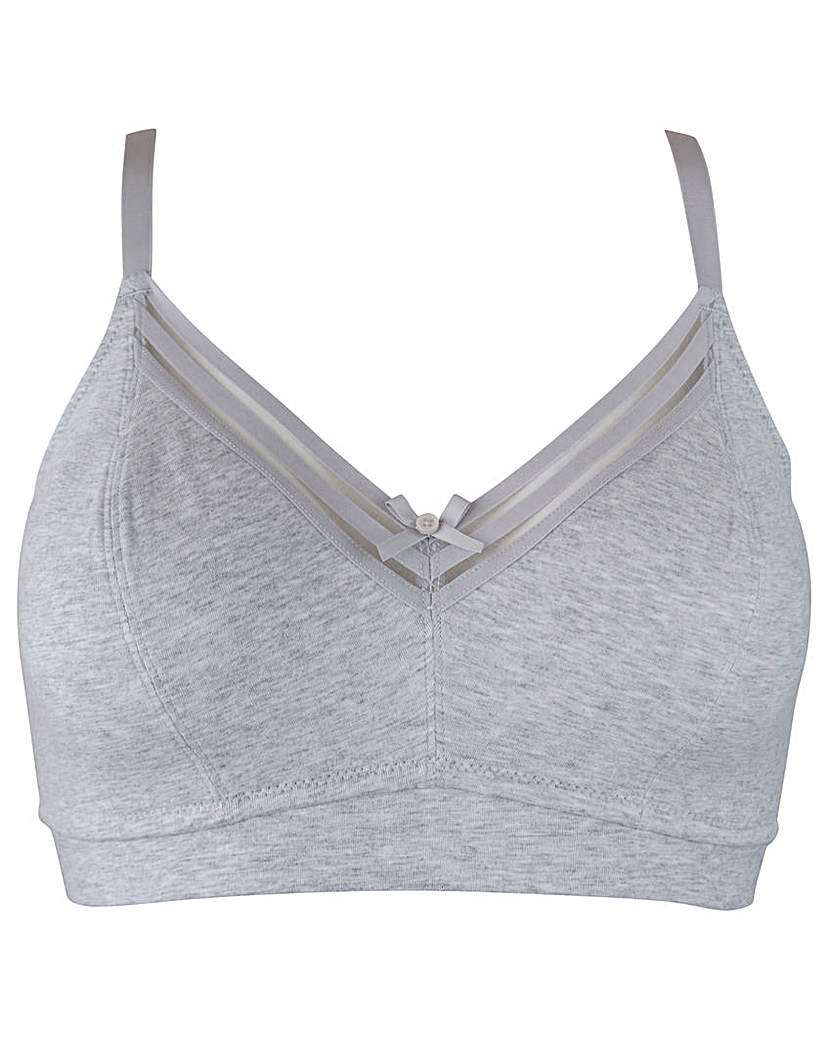 Image of Pour Moi Twist Cotton Soft Non Wired Bra