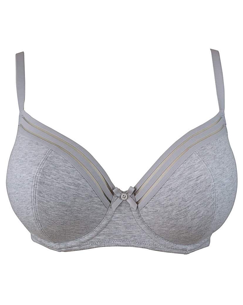 Image of Pour Moi Twist Cotton Underwired Bra