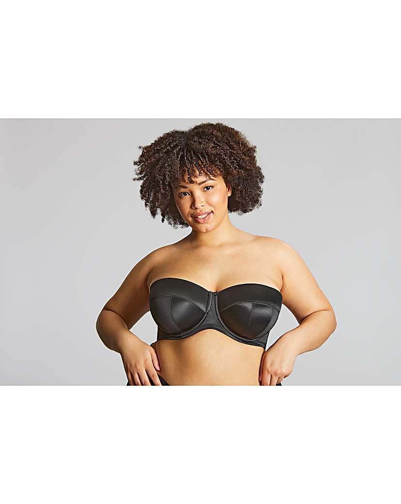 Sculptresse DD+ Dana Strapless Bra In Black | UK Size 34E Women's