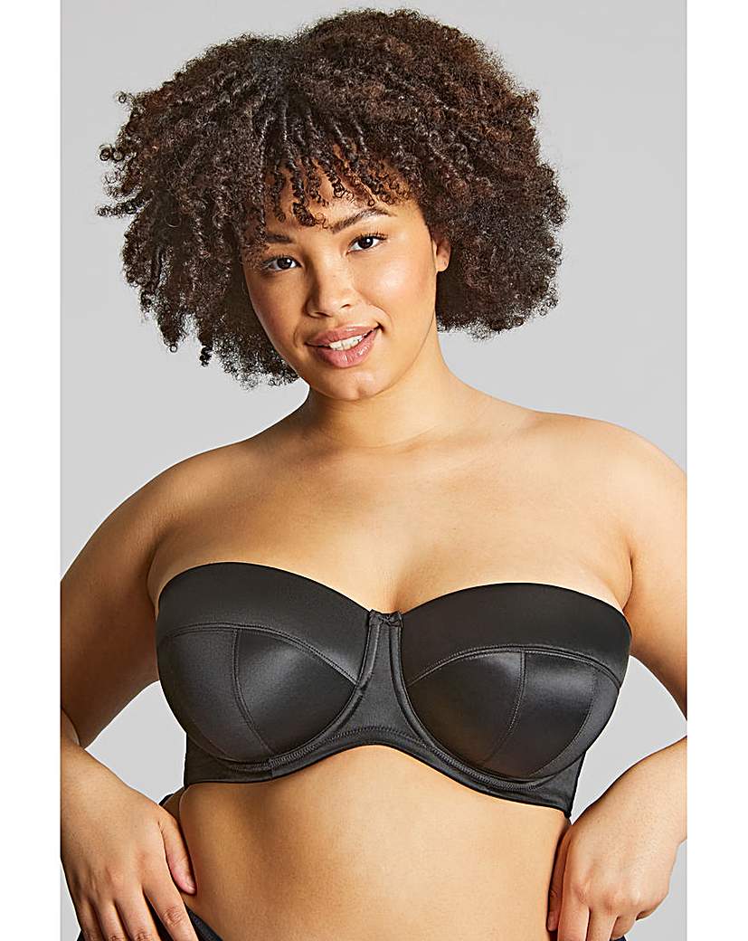 Sculptresse DD+ Dana Strapless Bra In Black | UK Size 34E Women's