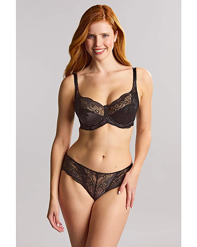 Panache Charcoal/Black Clara Wired Full Cup - 30D