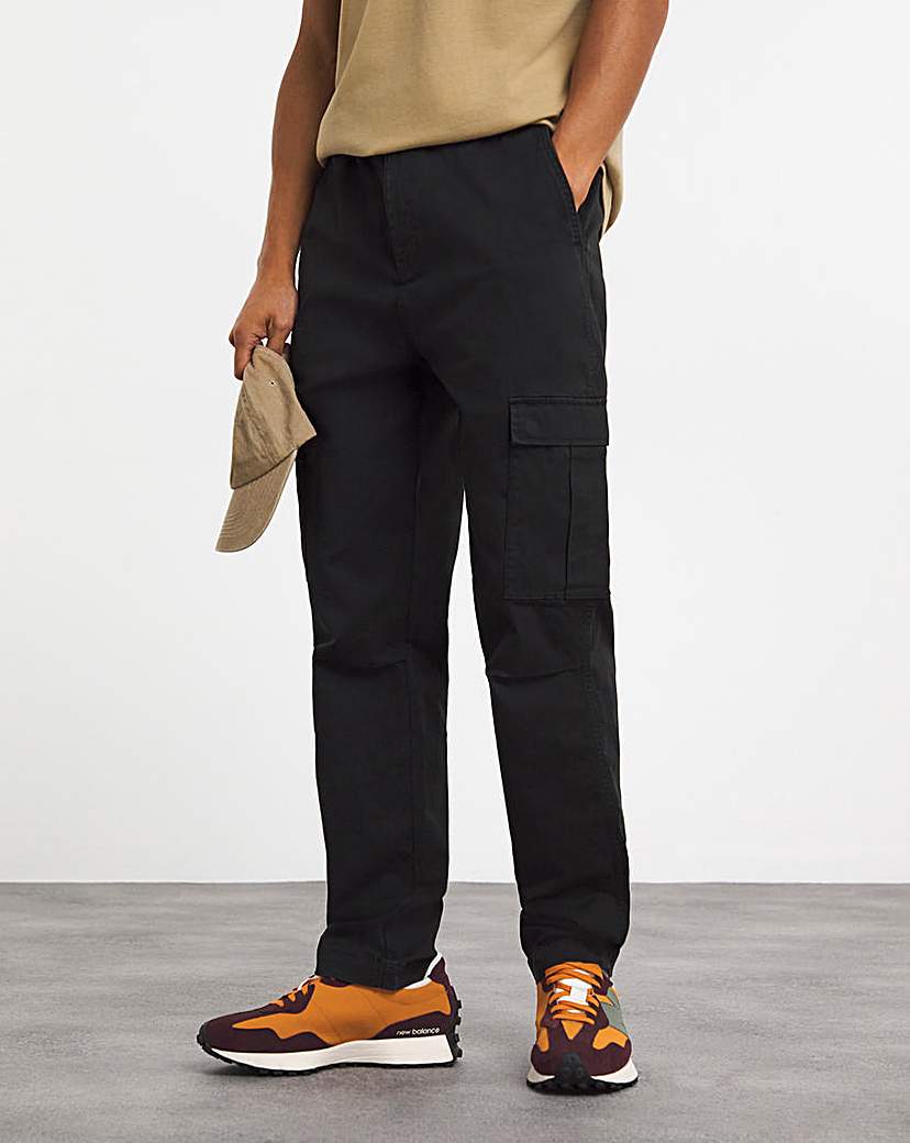 Elasticated Waist Tapered Cargo Trouser