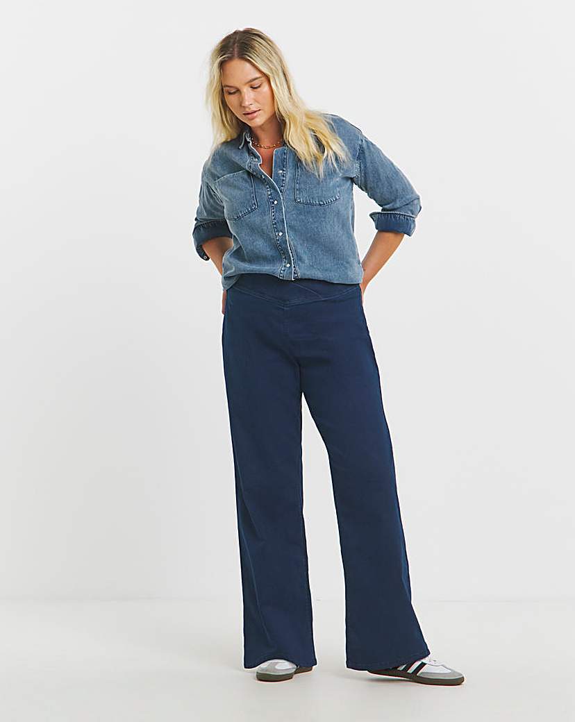 New In - Indigo Weekender Wide Leg Jegging